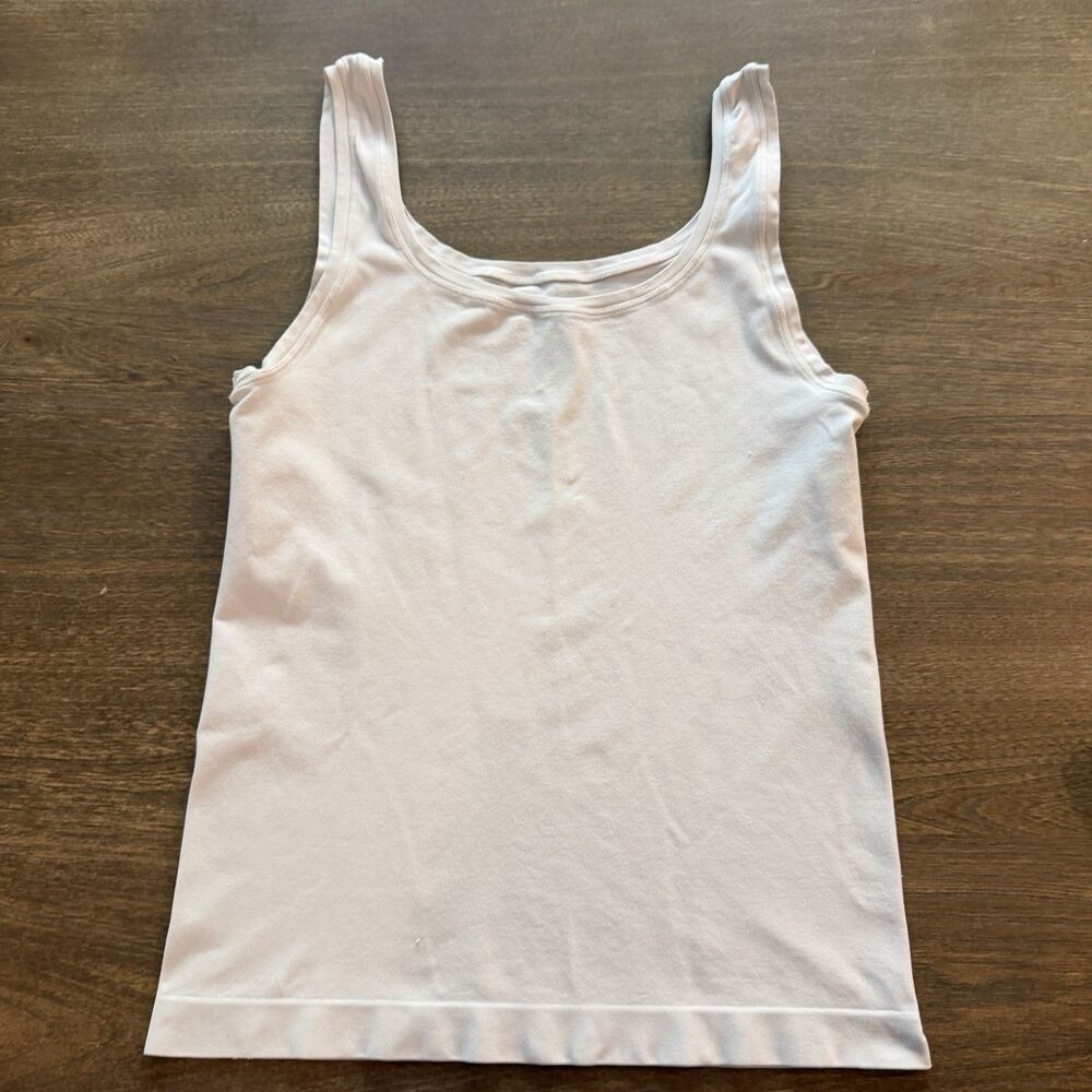 Soma Intimates Seamless Cami White Women's Medium Stretch Tank Top
